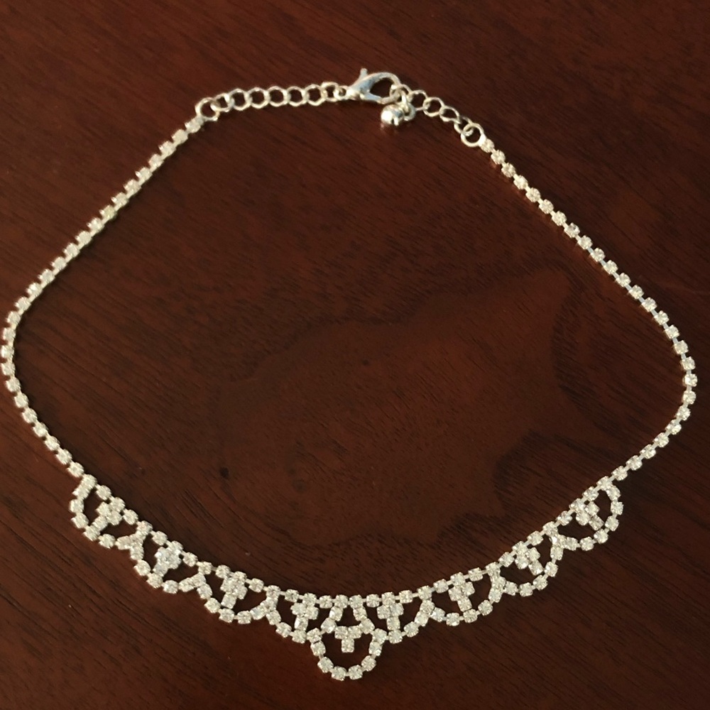 CX Sterling Silver Choker Necklace